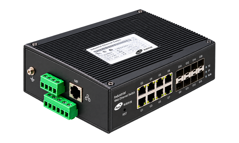AEO-8S3808-M-POE 侧面图